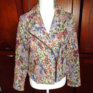Free People Tapestry Print Blazer